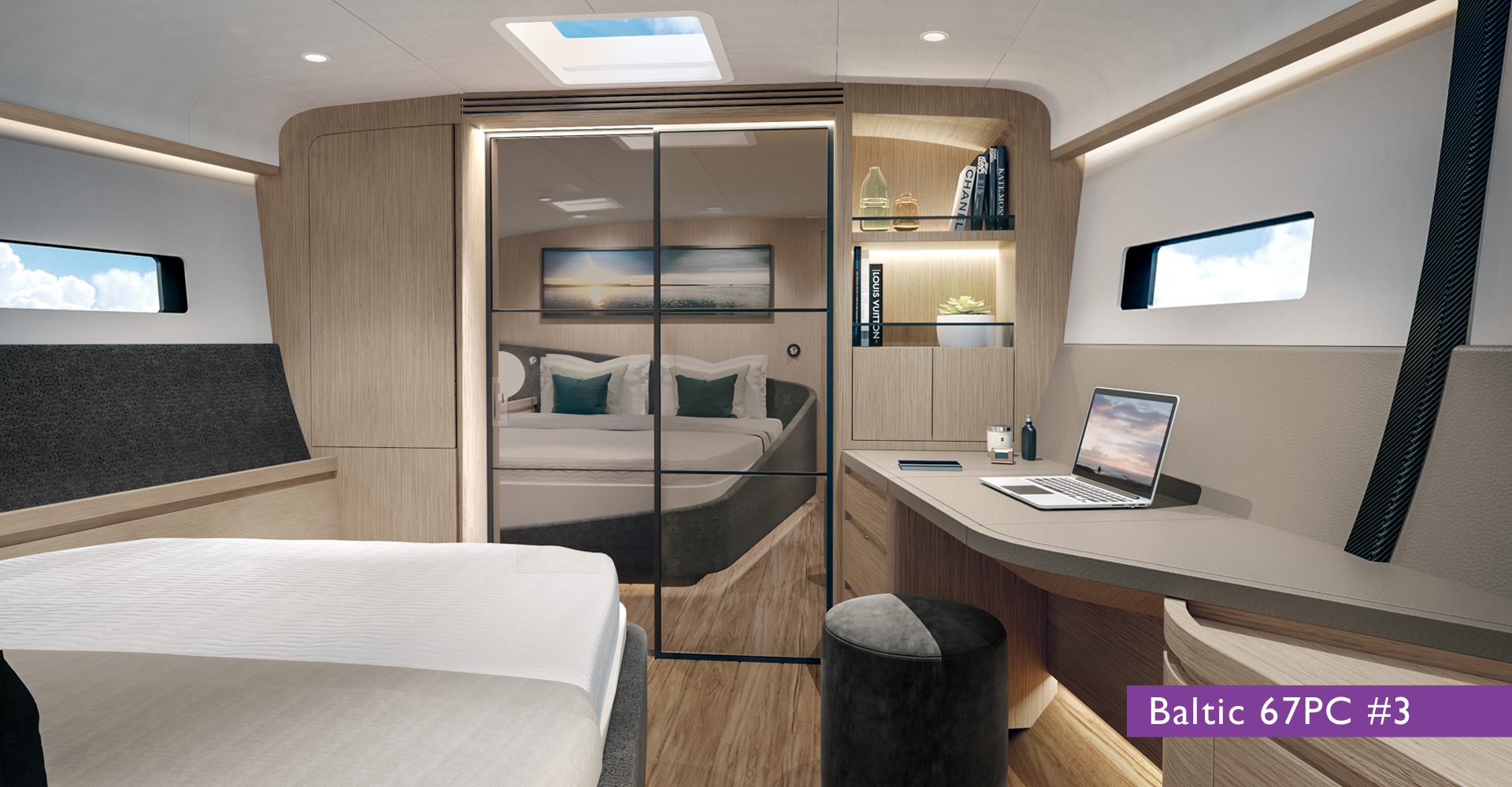cool yacht interior