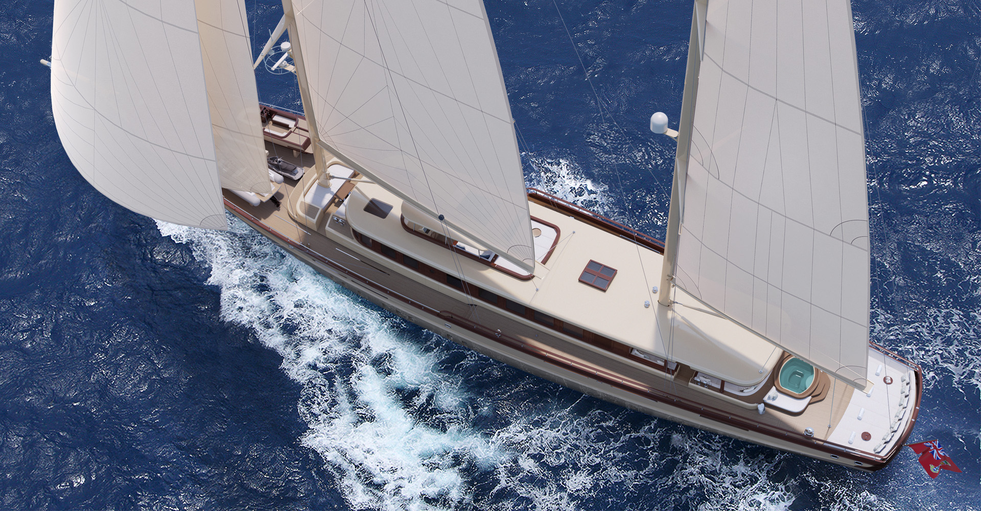 Simena sailing yacht in build at Ares Yachts