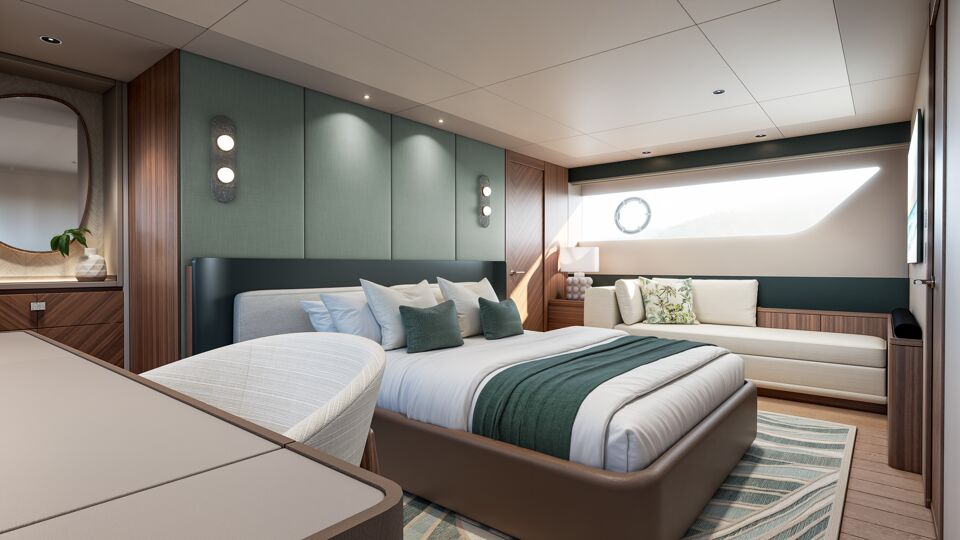 74 Ocean | Design Unlimited 74 Ocean by Sunseeker cabin